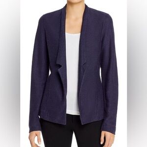 Nic and Zoe Knit Blazer/Cardigan in Dark Navy